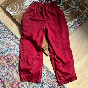 RED vintage joggers pants